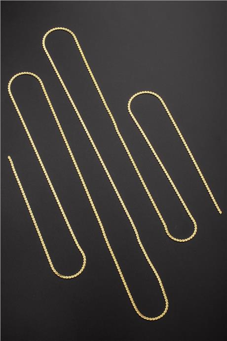 Çelik Altın Zincir 1m