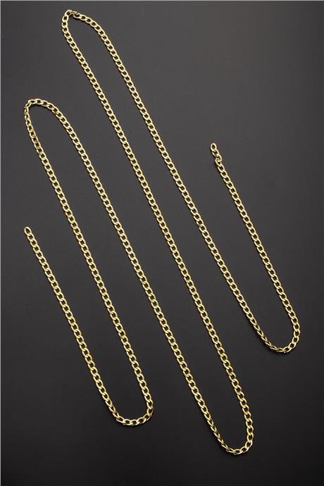 Çelik Altın Zincir 1m