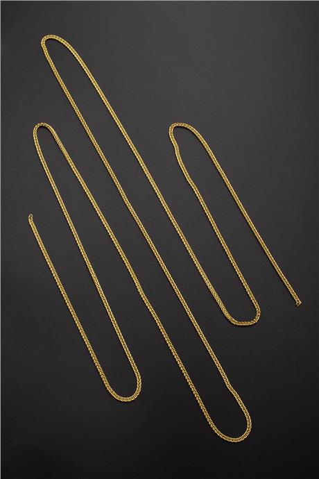 Çelik Altın Zincir 1m