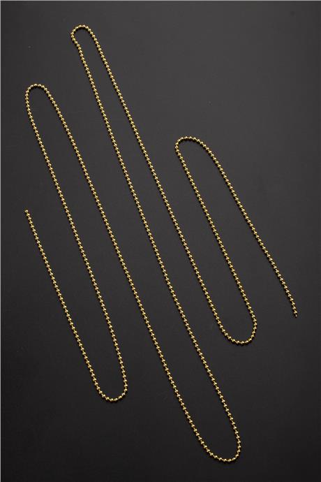 Çelik Altın Zincir 1m