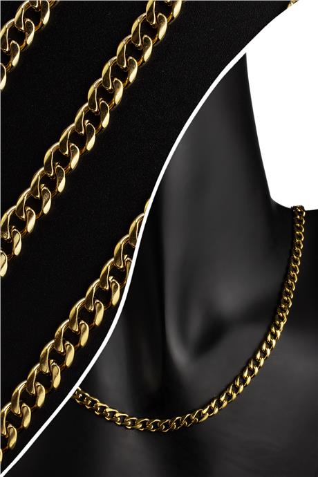 Çelik Altın Zincir 1m