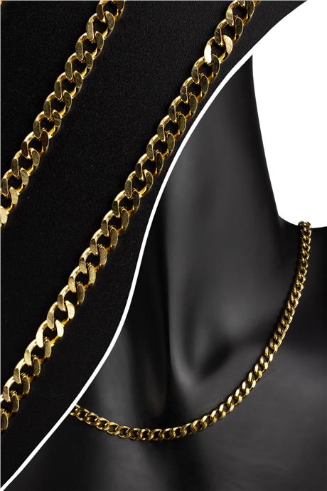 Çelik Altın Zincir 1m