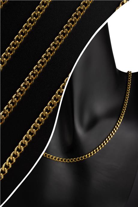 Çelik Altın Zincir 1m