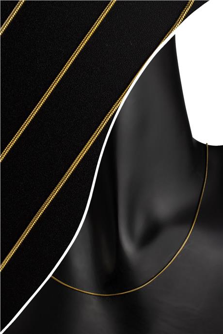 Çelik Altın Zincir 1m