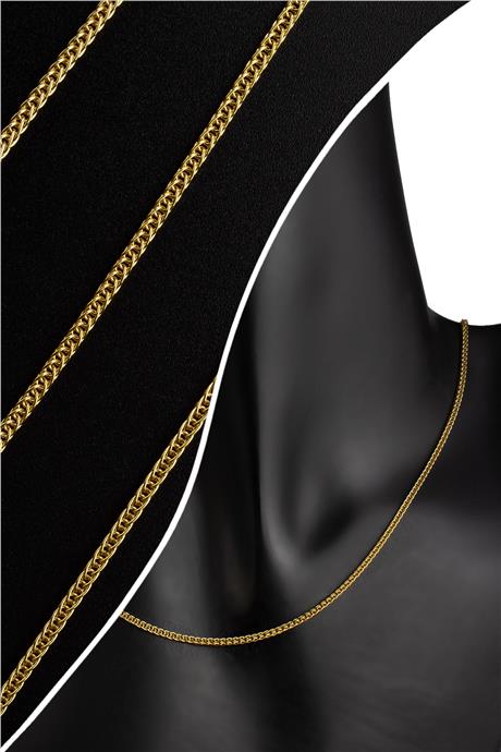 Çelik Altın Zincir 1m