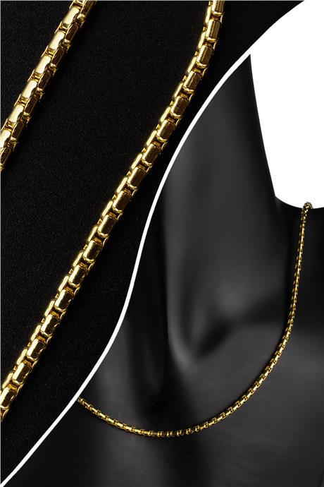 Çelik Altın Zincir 1m