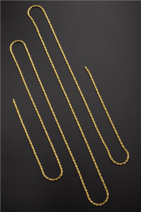 Çelik Altın Zincir 1m