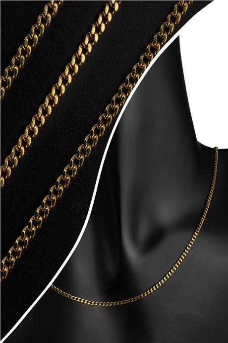 Çelik Altın Zincir 1m