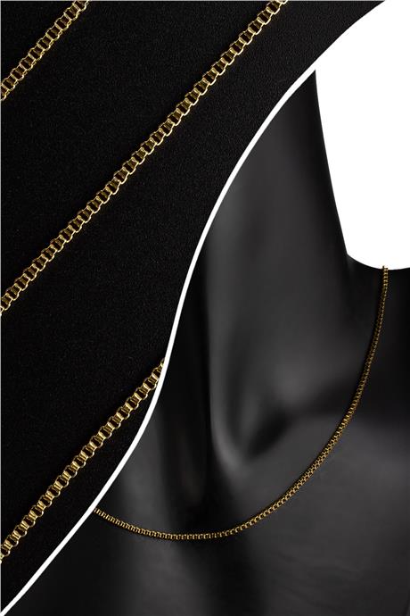 Çelik Altın Zincir 1m