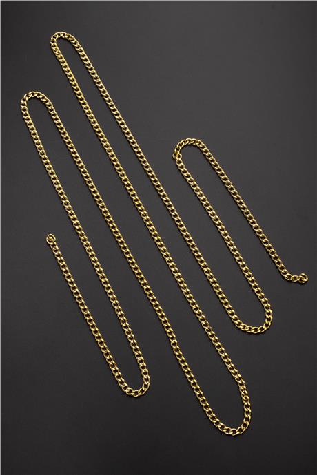 Çelik Altın Zincir 1m