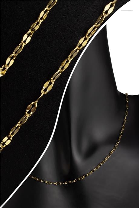 Çelik Altın Zincir 1m