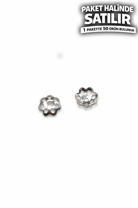 Çelik Aparat Gümüş 5x1mm 50 PCS