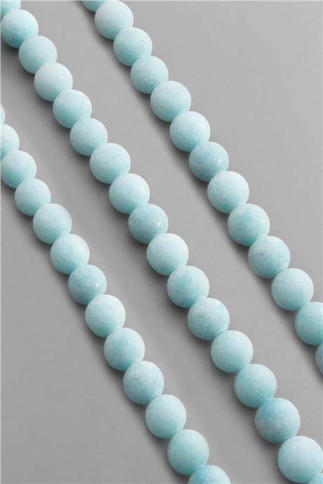 Sıkma Mat Açık Mavi Küre Kesim 10mm Dizi