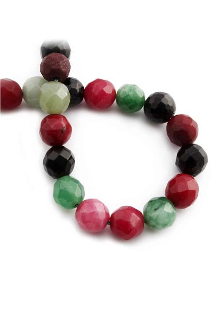 Sıkma Parlak MİX Faset Kesim 10mm Dizi