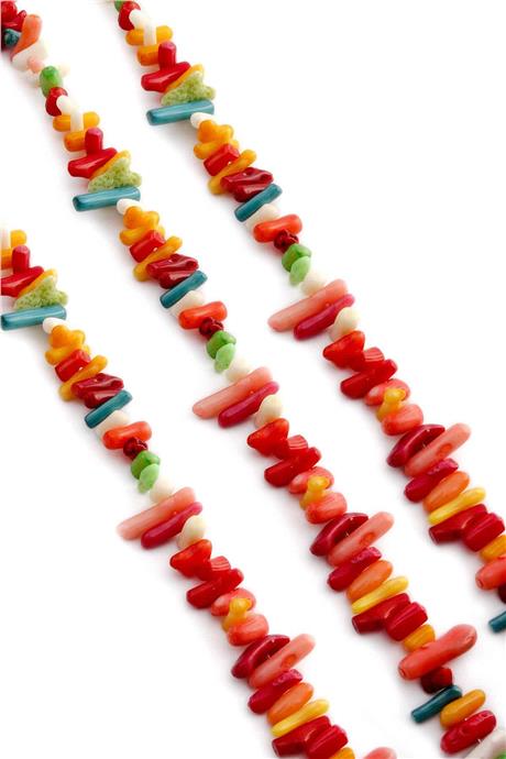 Dal Mercan Taşı Parlak Doğal Taş Dizi [AA]