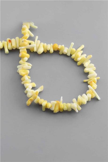 Dal Mercan Doğal Taş Parlak Sarı Dizi [AA]