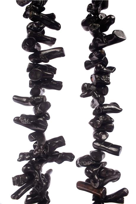 Dal Mercan Doğal Taş Siyah Büyük Amorf Kesim Dizi