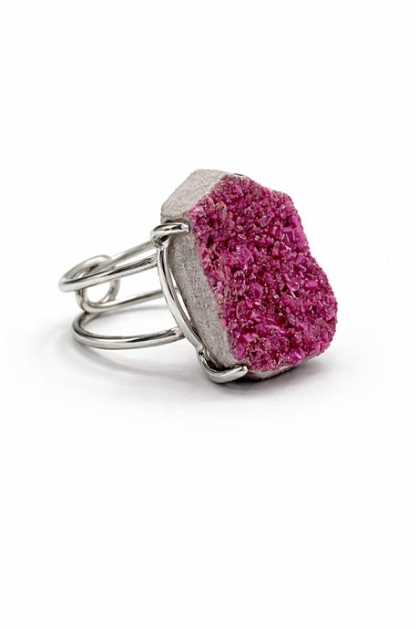 Elbait Turmalin Taşı Ham Kütle Kesim Çelik Ayarlanabilir Yüzük