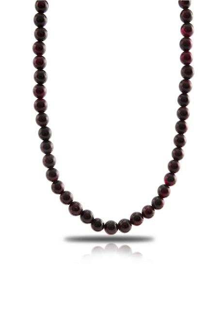 Garnet Doğal Taş Kolye