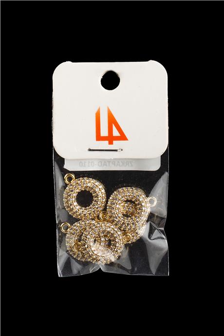 Gold Simit Kesim Beyaz Zirkon Bileklik Aparatı 13 mm