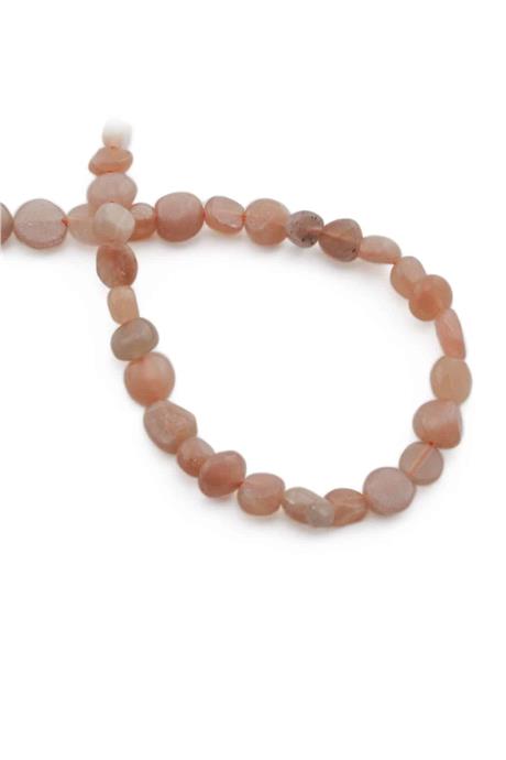 Watern Stone Natural Stone Tumbler Cut 6x8mm String Of Beads
