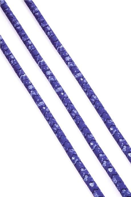 Hematit Taşı Rondela Kesim Mat Mor 6x5mm Doğal Taş Dizi