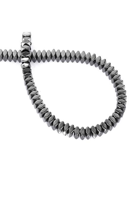 Hematite Natural Stone Smoked Washer Cut 6x3mm String Of Beads