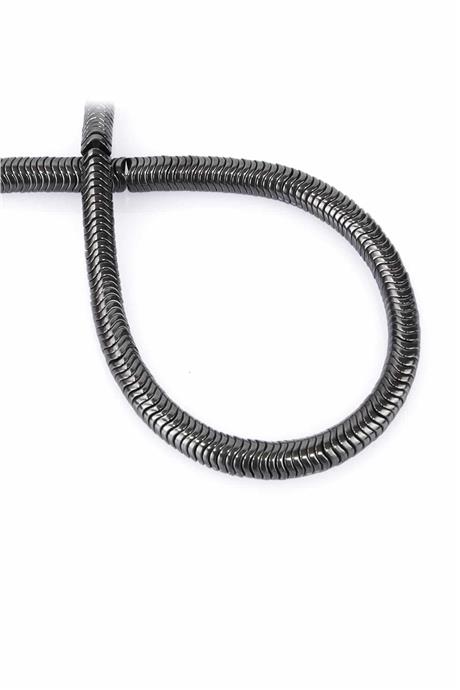 Hematite Natural Stone Smoked Washer Cut 6x1mm String Of Beads