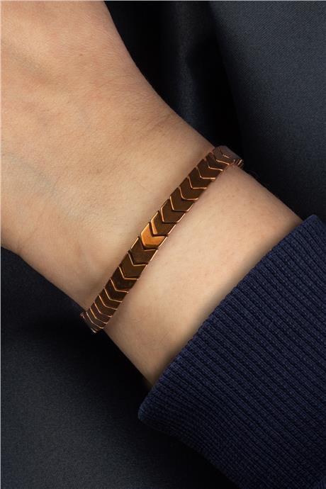 Hematit Doğal Taş Parlak Kahverengi Çavuş Kesim 6x3mm Makrome Bileklik