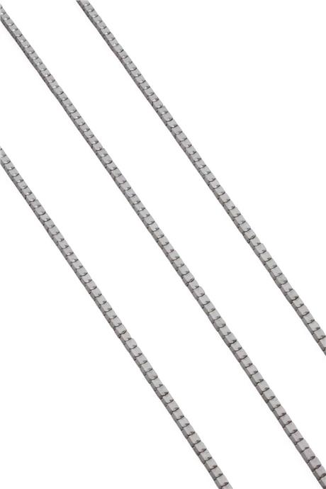 Hematite Natural Stone Matte Light Grey 2x2mm String Of Beads
