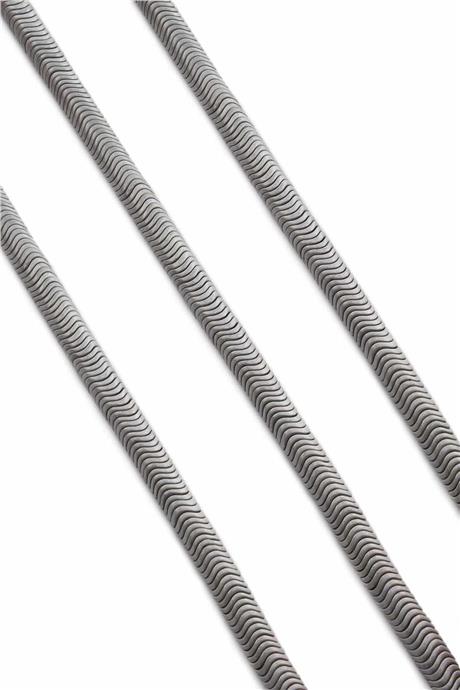 Hematite Natural Stone Matte Light Grey Washer Cut 6x1mm String Of Beads