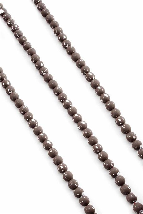 Hematit Taşı Küre Kesim Mat Gri 6mm Doğal Taş Dizi