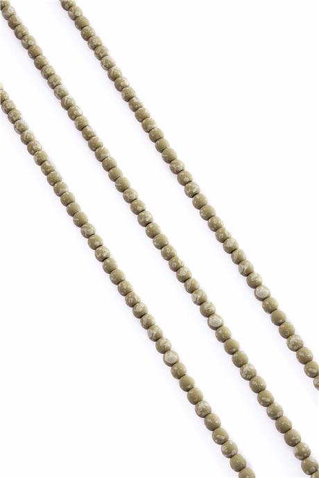 Hematit Taşı Küre Kesim Mat Kahverengi 4mm Doğal Taş Dizi