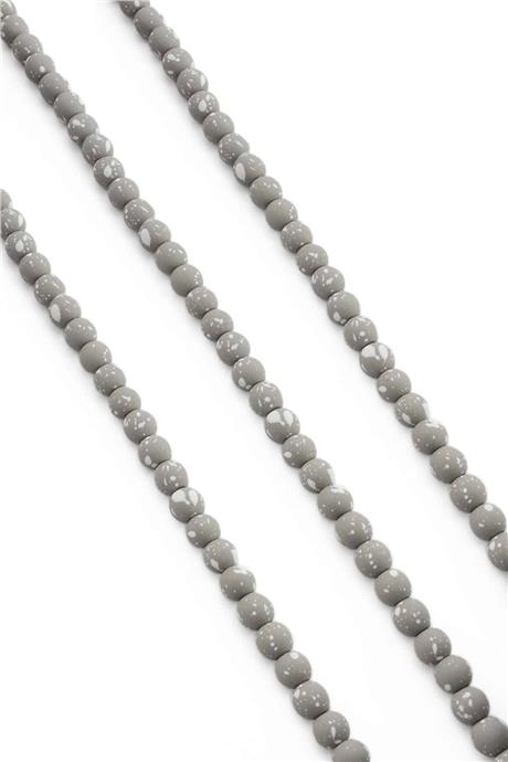 Hematit Taşı Küre Kesim Yeşil 6mm Doğal Taş Dizi