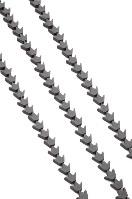 Hematite Natural Stone Matte Grey 8mm String Of Beads
