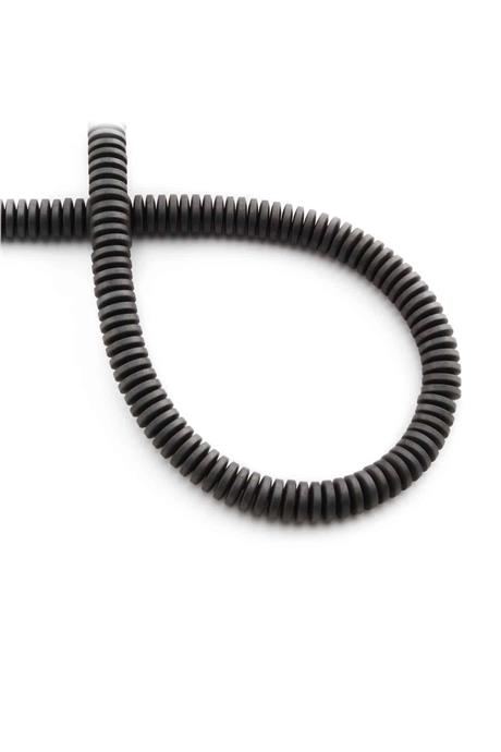 Hematite Natural Stone Matte Grey Washer Cut 6x1mm String Of Beads