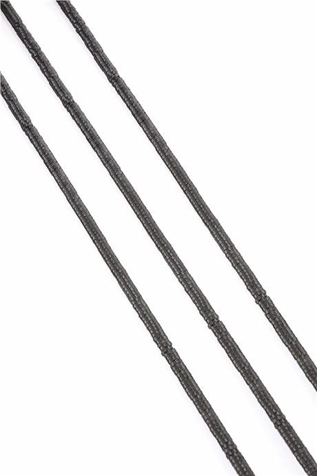 Hematite Natural Stone Matte Grey Washer Cut 4x1mm String Of Beads