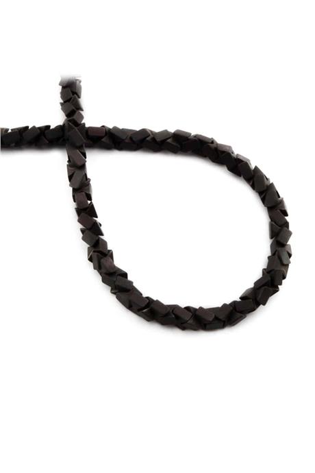 Hematite Natural Stone Matte Black Bow Cut 7x7mm String Of Beads