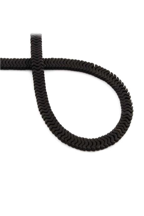 Hematit Taşı Yarasa Kesim Mat Siyah 7x1mm Doğal Taş Dizi