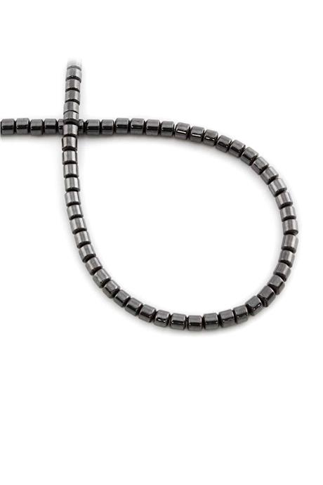 Hematite Natural Stone Shiny Smoked 3mm String Of Beads