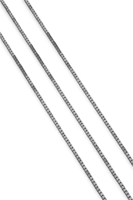 Hematit Taşı Fiyonk Küp Kesim 2x2mm- Parlak Füme Doğal Taş Dizi