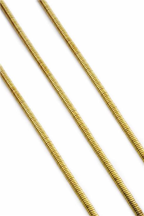 Hematit Taşı Rondela Kesim Parlak Gold 4x1mm Doğal Taş Dizi