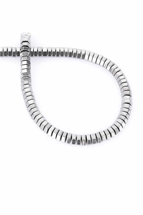 Hematite Natural Stone Shiny Cylinder 6x2mm String Of Beads