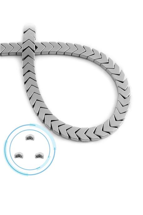 Hematite Natural Stone Shiny Cylinder 6x3mm String Of Beads