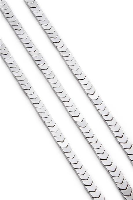 Hematite Natural Stone Shiny Cylinder 6x3mm String Of Beads