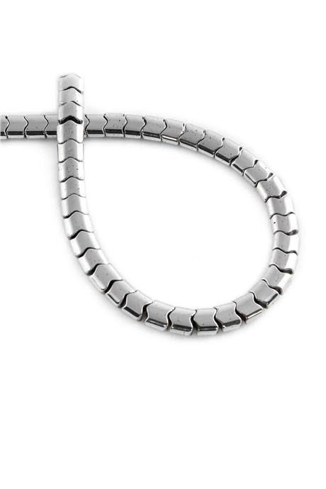 Hematit Doğal Taş Parlak Gümüş 6x4mm Dizi