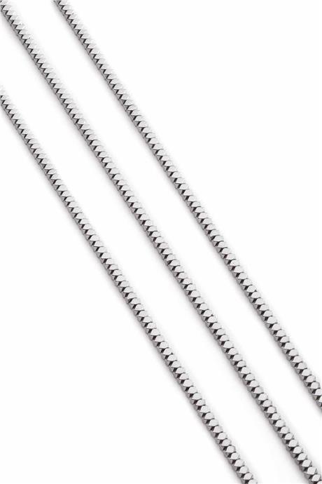 Hematite Natural Stone Shiny Cylinder Special Cut 3x2mm String Of Beads