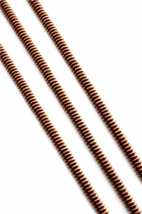 Hematite Natural Stone Shiny Brown 6x1mm String Of Beads