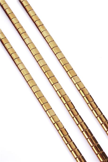 Hematit Taşı Bombeli Kesim Parlak Kahverengi 7x7mm Doğal Taş Dizi