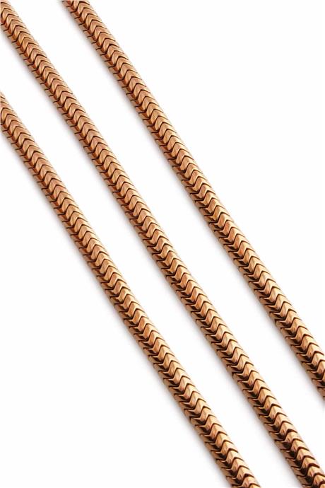 Hematit Taşı Dalgalı Kesim Parlak Kahverengi 6x2mm Doğal Taş Dizi